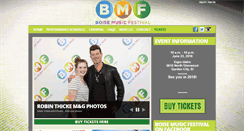 Desktop Screenshot of boisemusicfestival.com